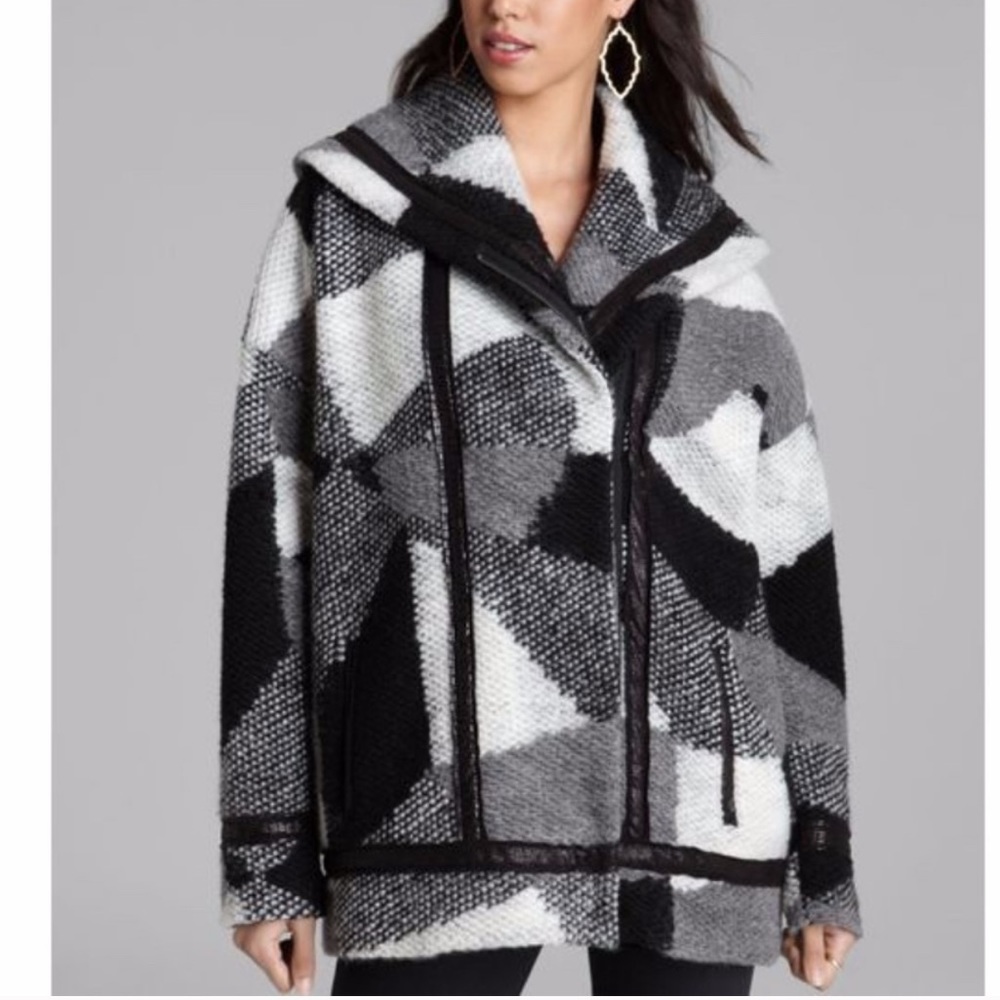 Plenty by Tracy Reese Black White Coat